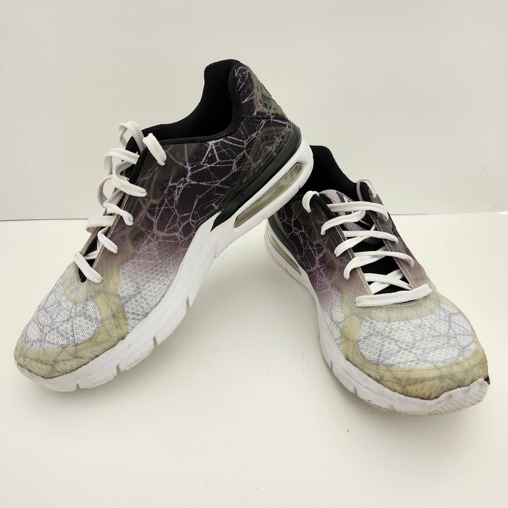 Skechers Advantage Running Shoes Purple Ombre Geometric Athletic Womens 7.5